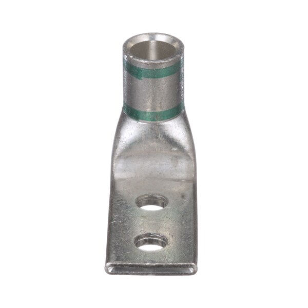 Panduit One-Hole Compression Lug, 1 AWG Max, Standard Barrel, Copper, Green LCDX1-14AF-X - main